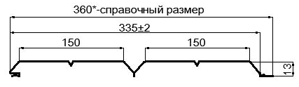 Фото: Сайдинг Lбрус-XL-Н-14х335 (ECOSTEEL_T-12-Дуб-0.45) в Истре