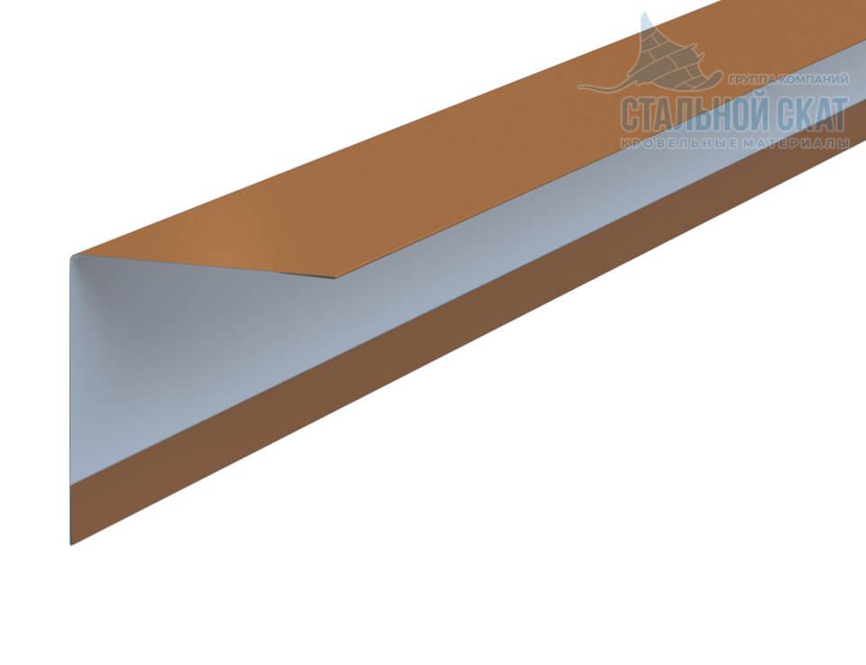 Планка угла наружного 50х50х2000 (PURMAN-20-Argillite-0.5) в Истре