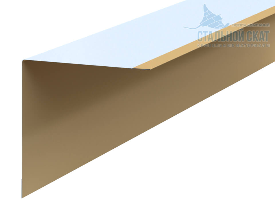 Планка угла внутреннего 75х75х3000 NormanMP (ПЭ-01-1014-0.5) в Истре