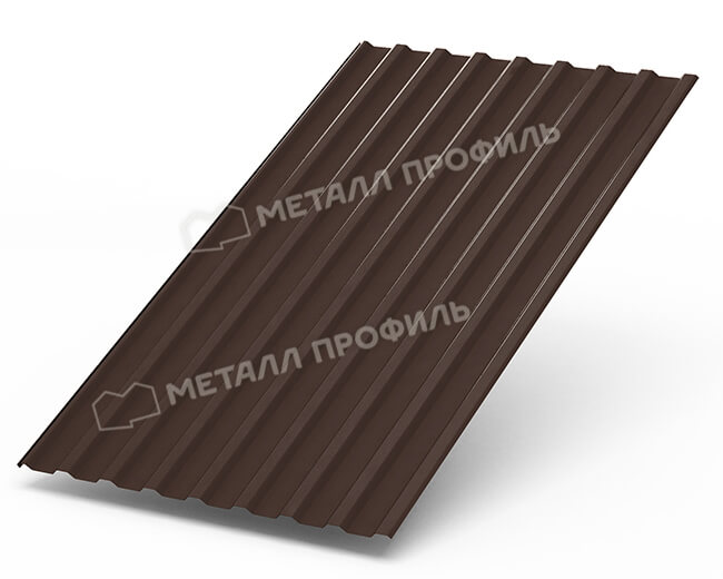 Фото: Профнастил МП20 х 1100 - R (Steelmatt-20-8017-0.4±0.08мм) в Истре