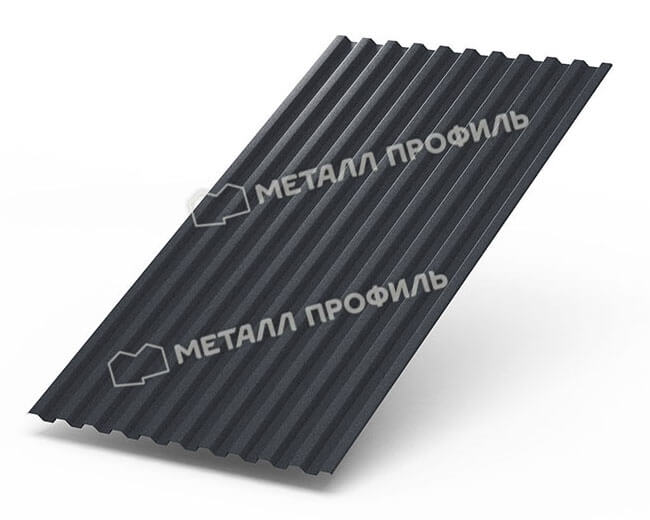 Профнастил С21 х 1000 - B (Steelmatt-20-7024-0.4±0.08мм) в Истре