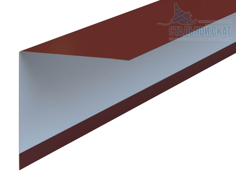 Фото: Планка угла наружного 75х75х3000 (PURMAN-20-Argillite-0.5) в Истре