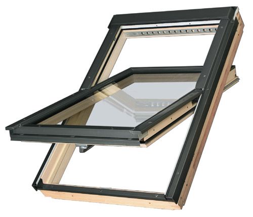 Мансардное окно Fakro FTP-V U4 13 (78x160) с двухкамерным стеклопакетом