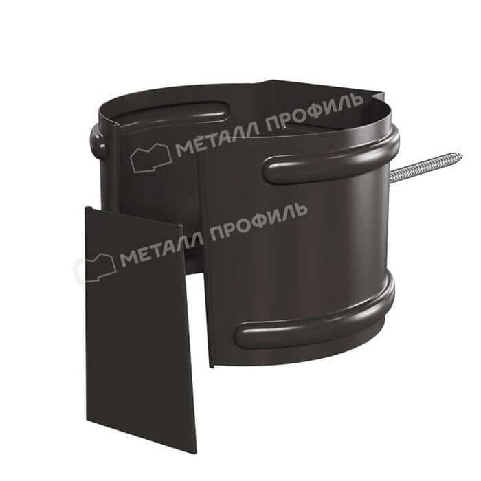 Держатель трубы D100 (на кирпич) Foramina Freeze (FRZ_D-01-Темный Брауни\Темный Брауни-0.6)