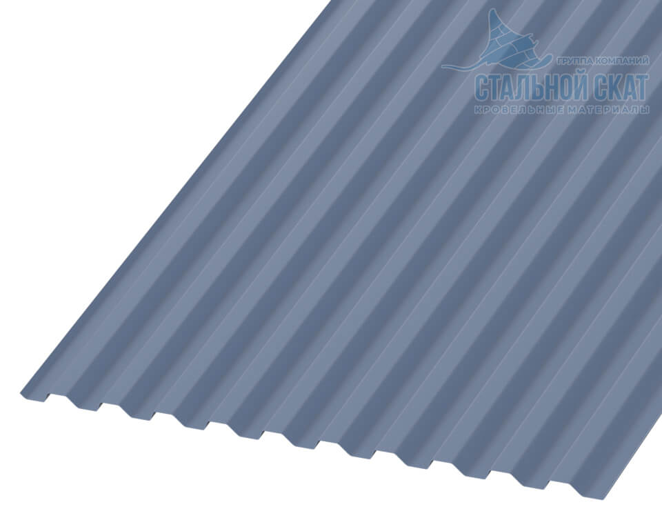 Профнастил С21 х 1000 - B (PURMAN-20-Galmei-0.5)