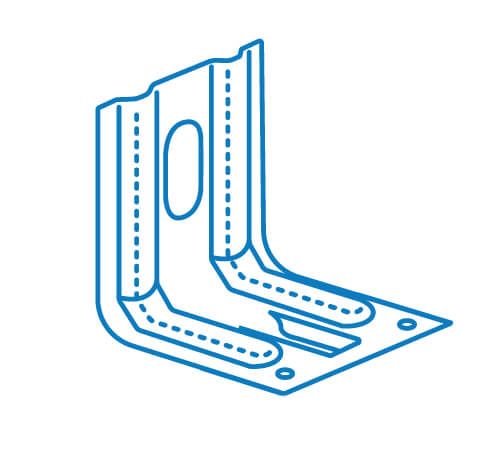 Кронштейн КК-230 порошковая окраска (ОЦ-01-БЦ-1.2)